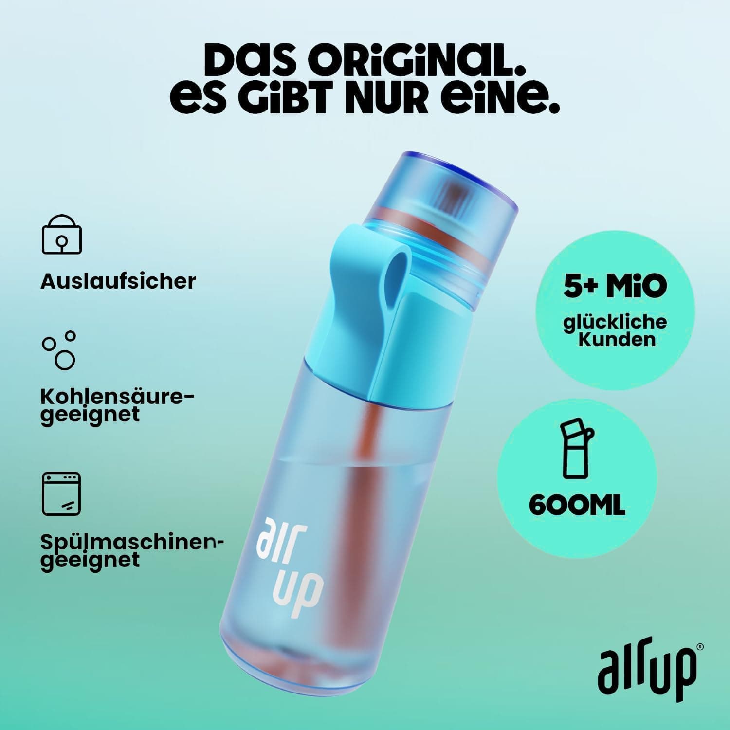 air up Flasche Twist Pro Original 600ml – Bild 3