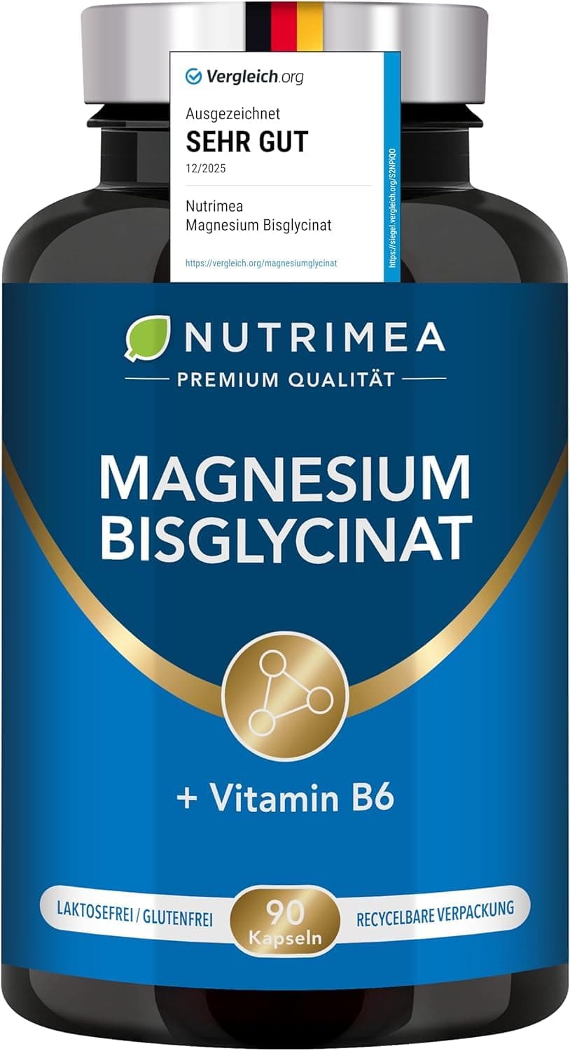 Nutri Magnesium Bisglycinat Premium + Vitamin B6