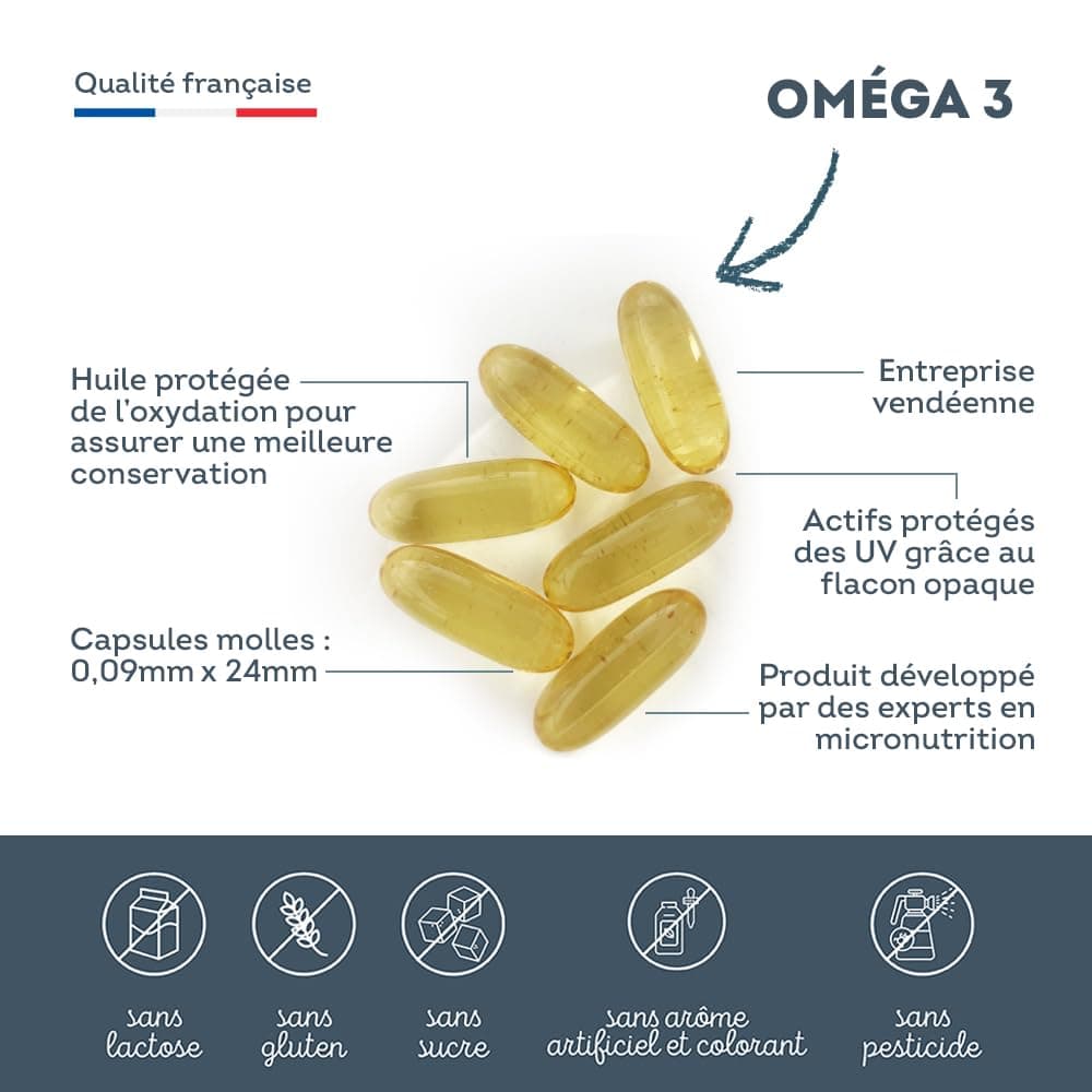 Vitavea Omega 3 Huile de Poissons Sauvages 2 000mg – Bild 4