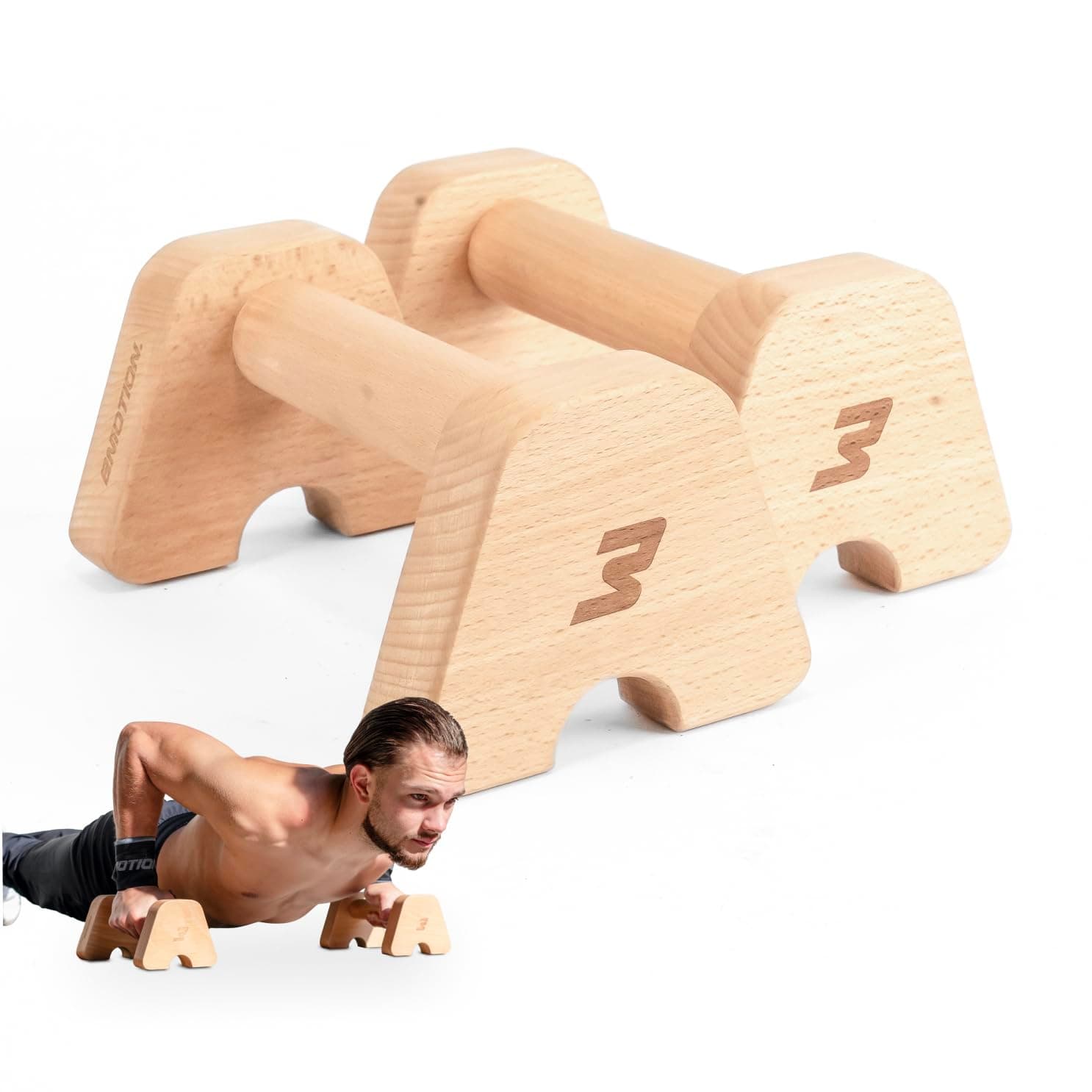 BMOTION BMOTION Liegestützgriffe Holz