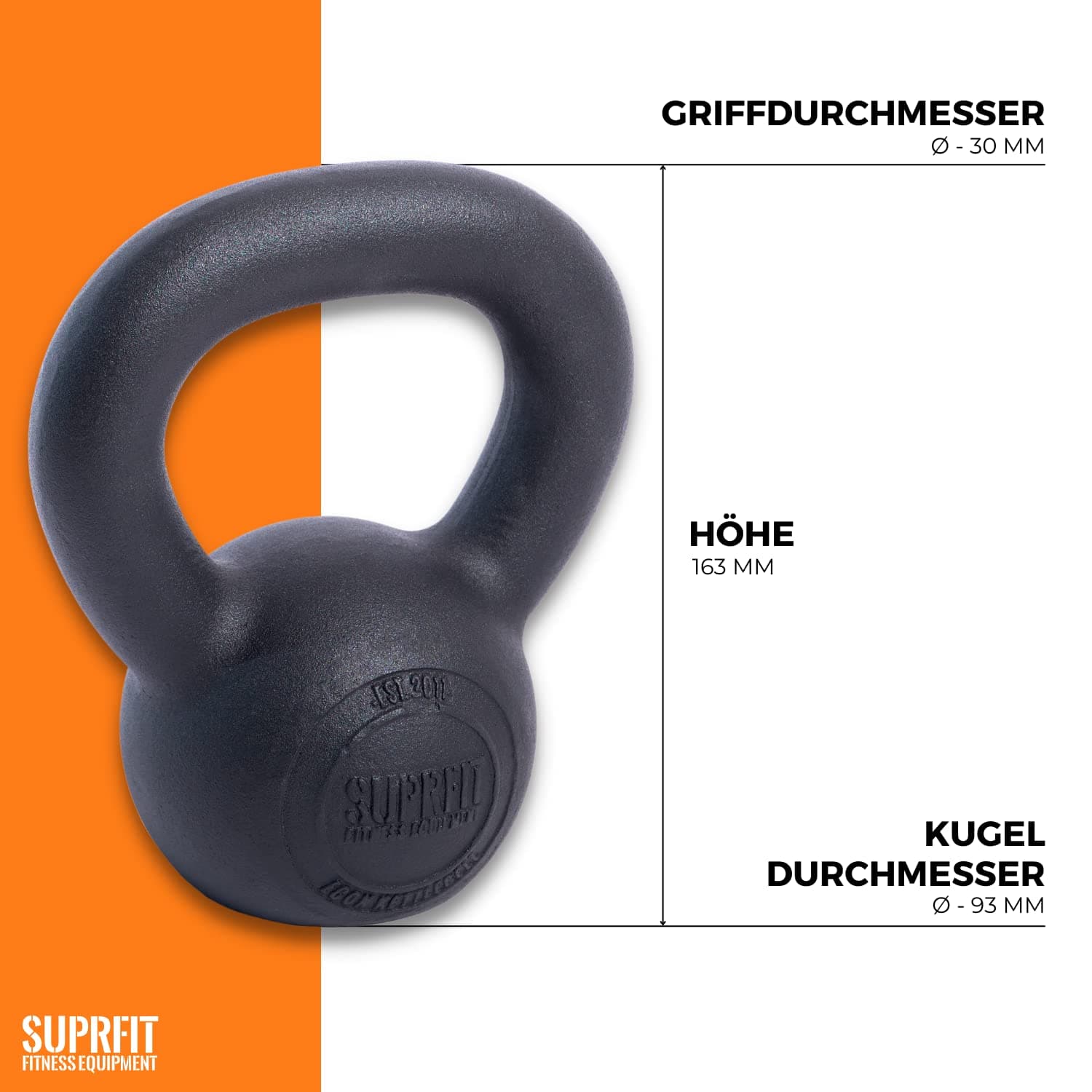 SF SUPRFIT SUPRFIT - Econ Professional Kettlebell 24Kg – Bild 6