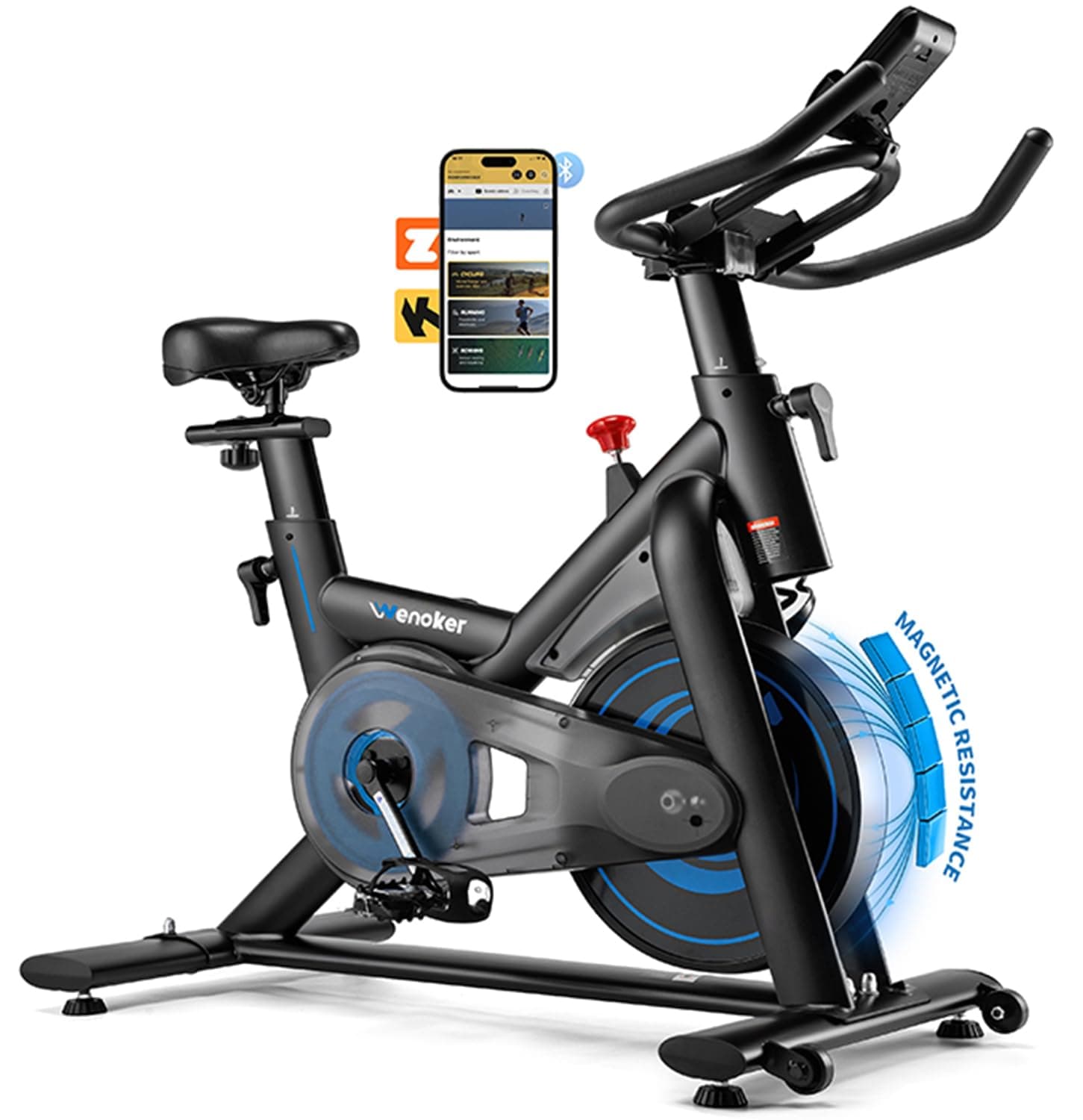Wenoker Wenoker Heimtrainer Fahrrad mit App