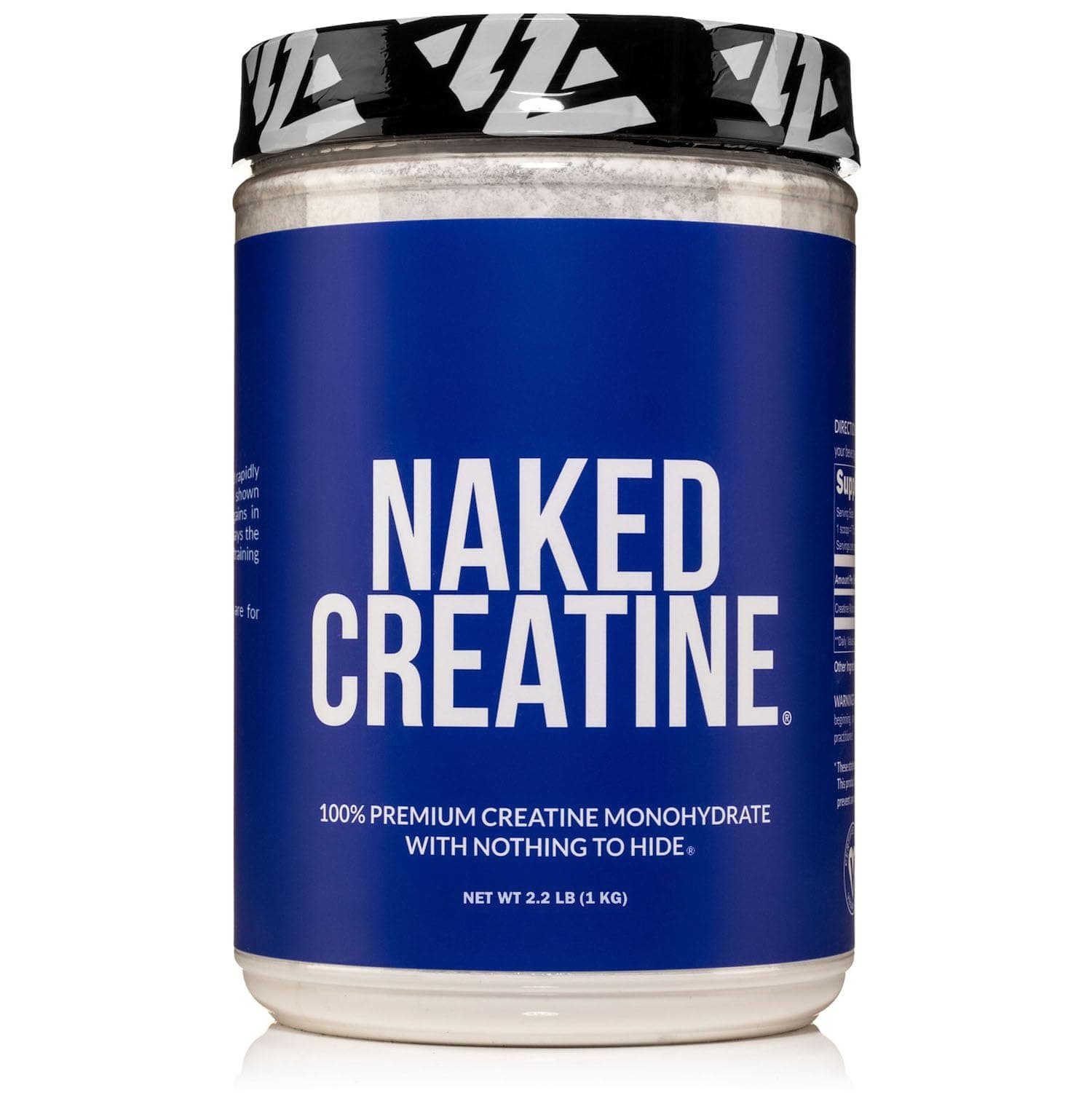 NAKED Pure Micronized Creatine Monohydrate – 200 Servings, 1,000g