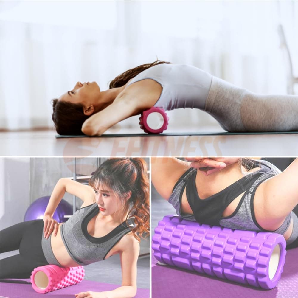 FFitness Foam Roller Rullo Yoga Massaggiatore Indeformabile per – Bild 3