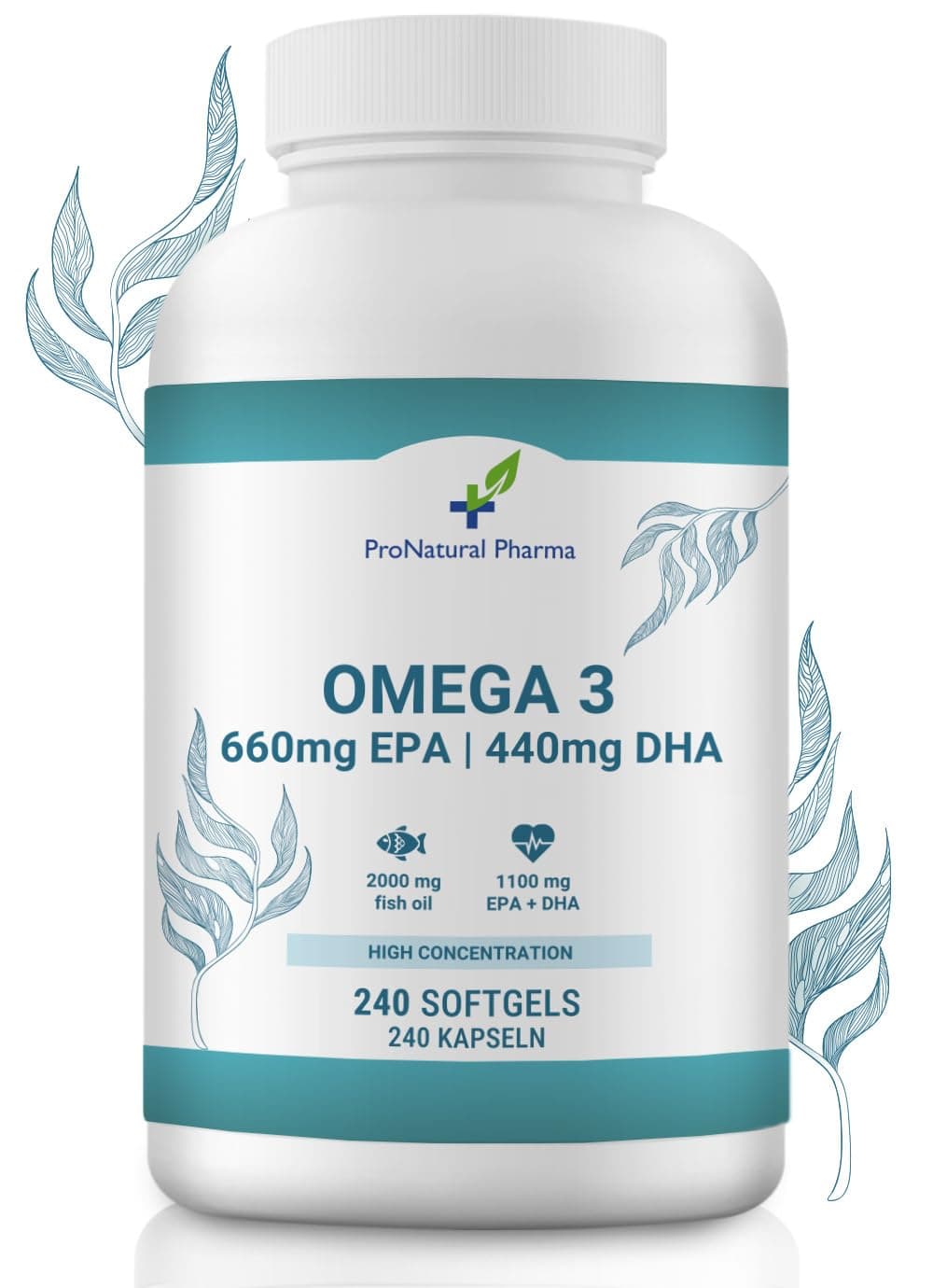 ProNatural Pharma Omega 3 2000 mg ProNatural Pharma | 240 Kapseln