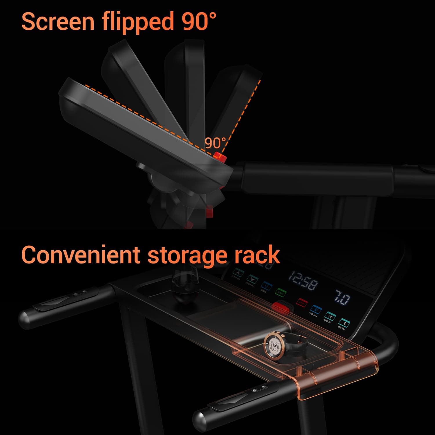 UMAY Treadmill for Home with 15% Incline – Bild 8