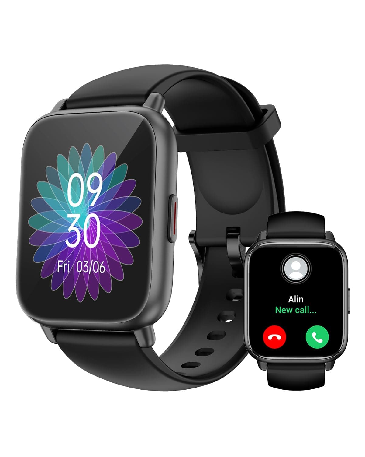 RUIMEN RUIMEN Montre Connectée Homme Femme avec Appel Bluetooth