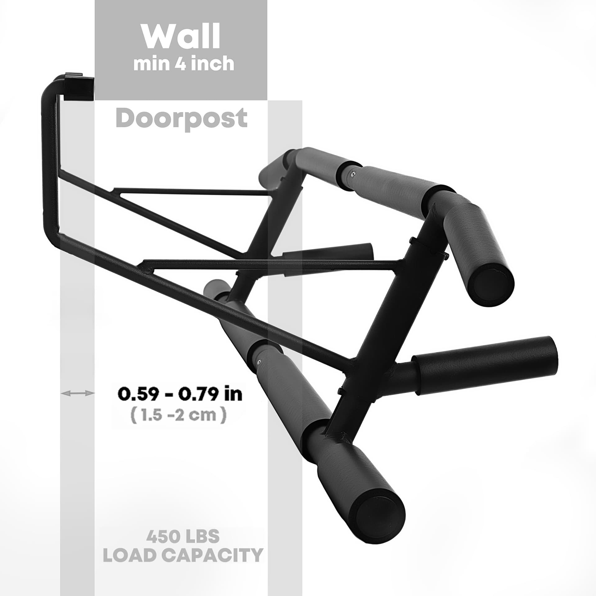 AmStaff Fitness Doorway Pull Up Bar – Bild 5