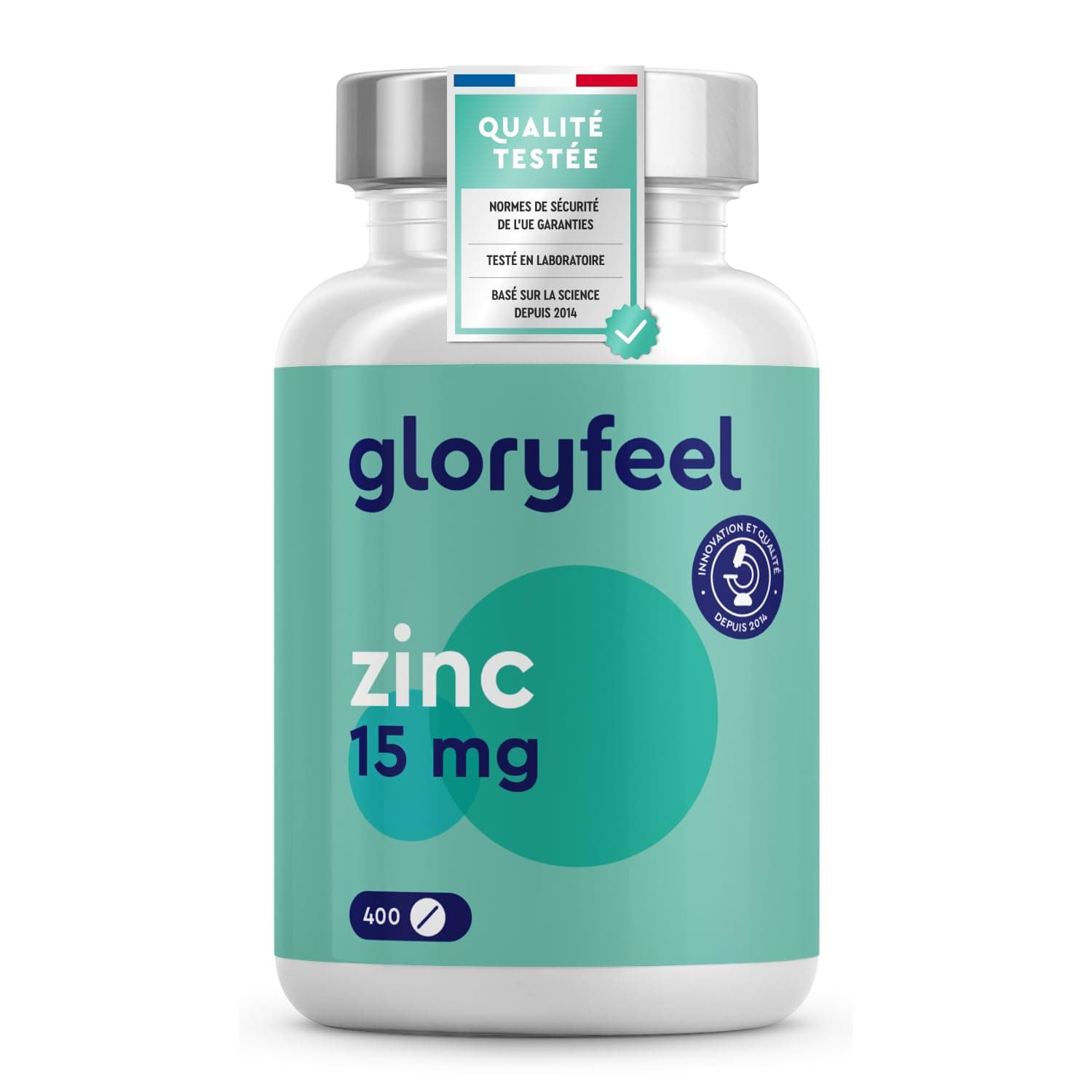 Gloryfeel Zinc, 400 Comprimés