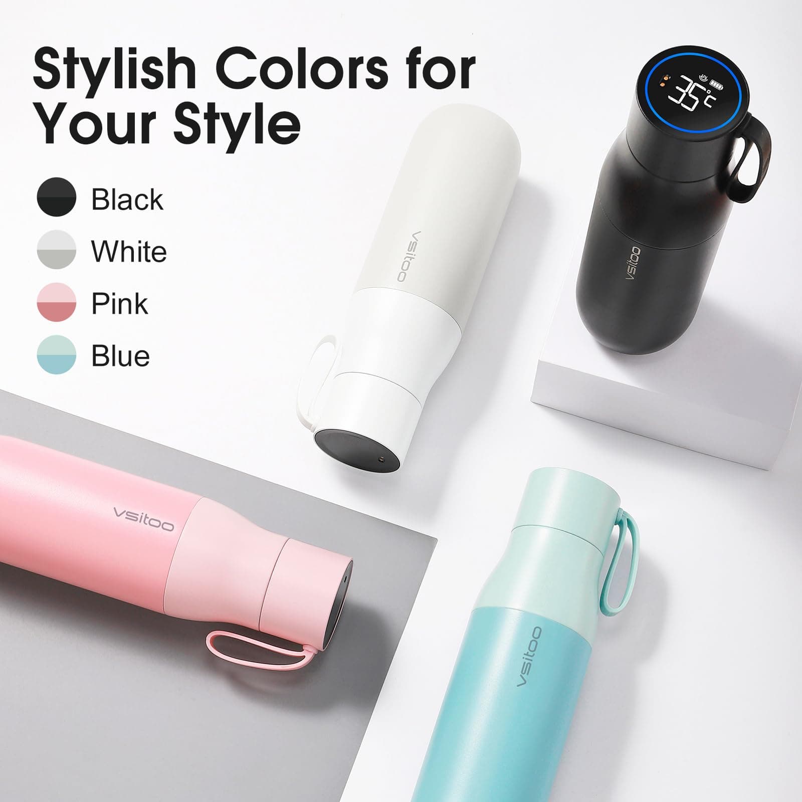 VSITOO Mini-Smart-Wasserflasche – Bild 7