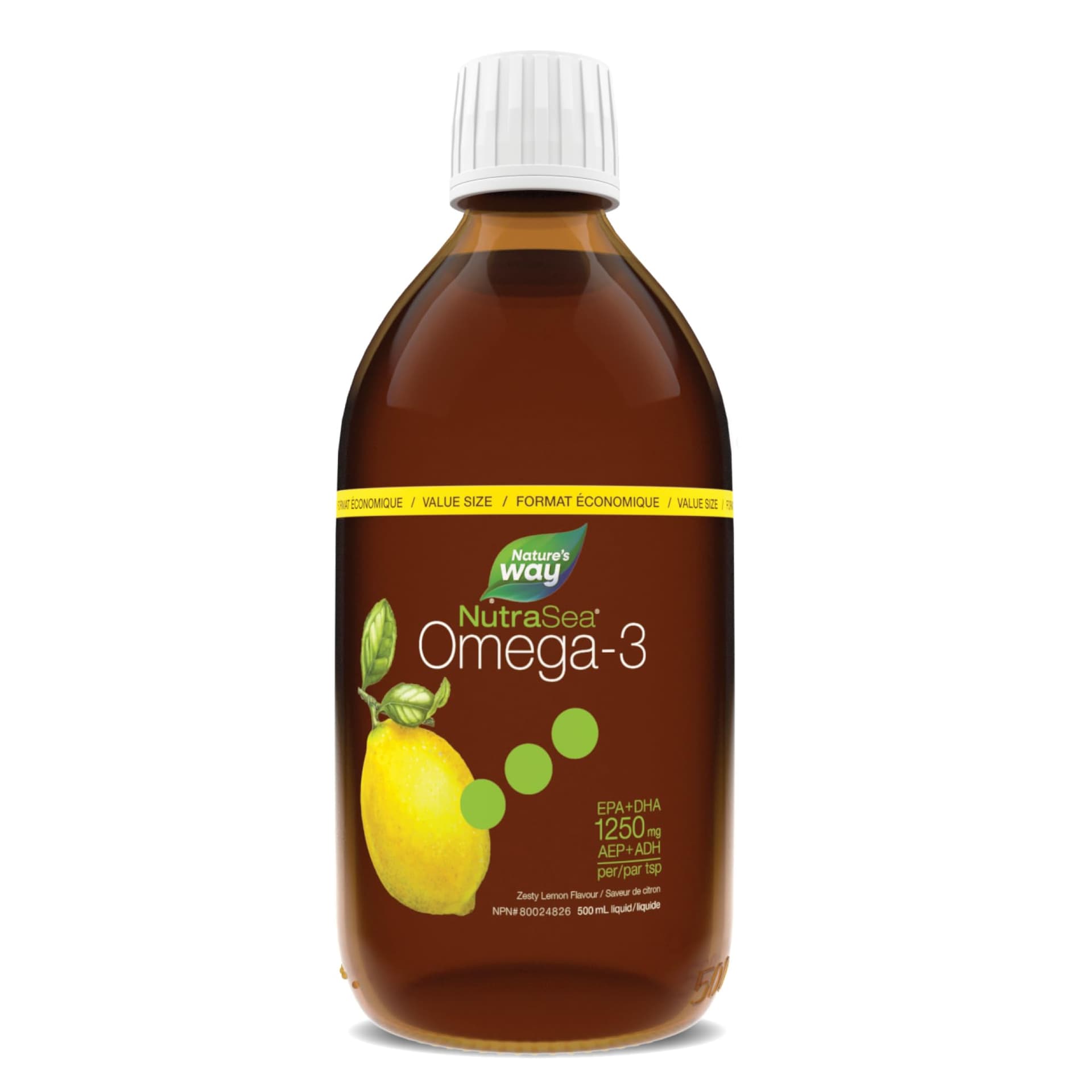 Nature's Way NutraSea Omega 3 Fish Oil Liquid Supplement