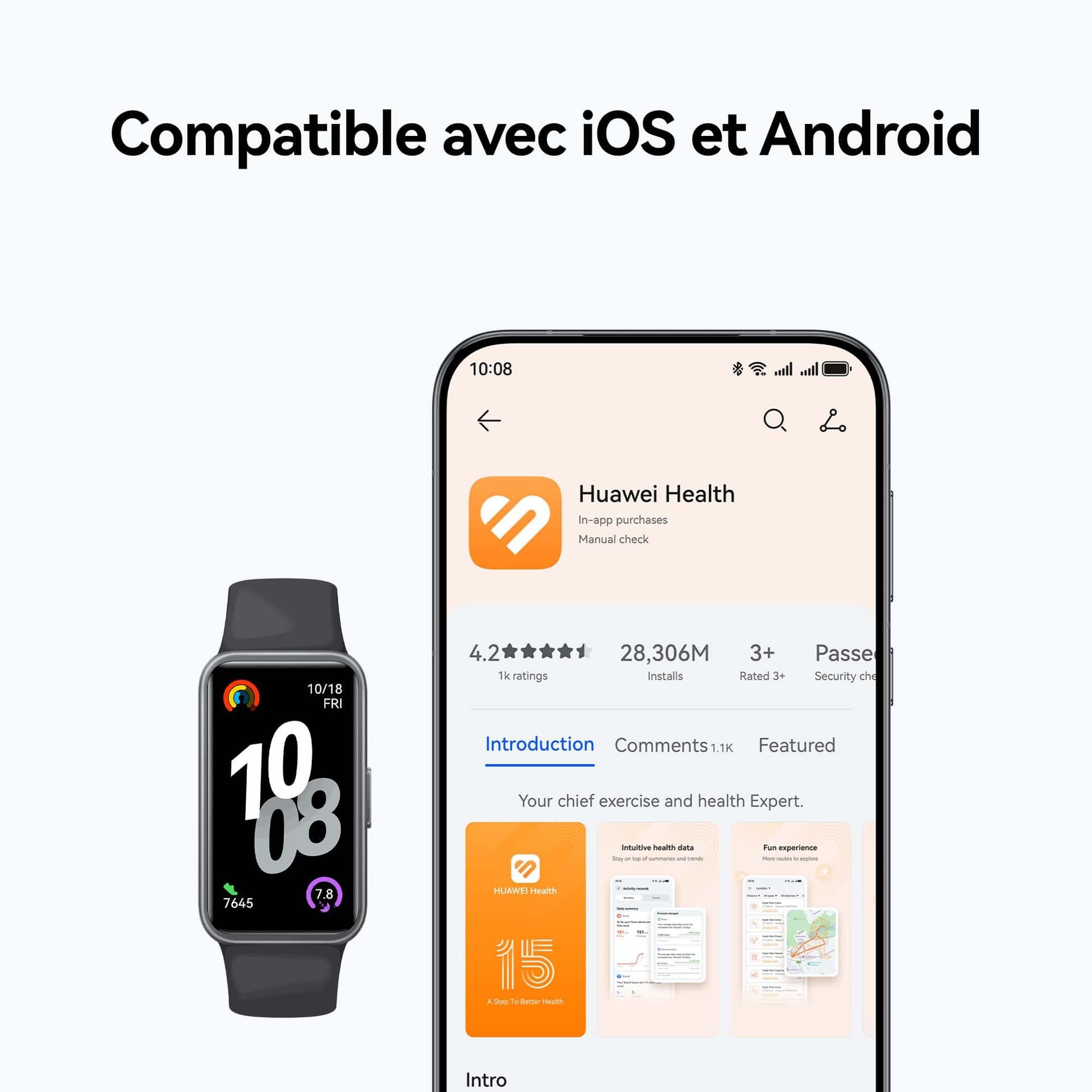 HUAWEI Band 10 Smartwatch – Bild 8