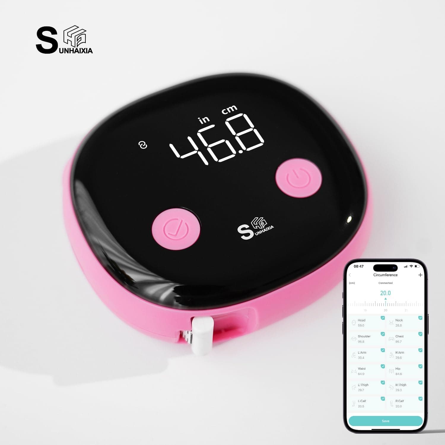 LUODIRGB Fitdays Smart Body Tape Measure – Bild 2