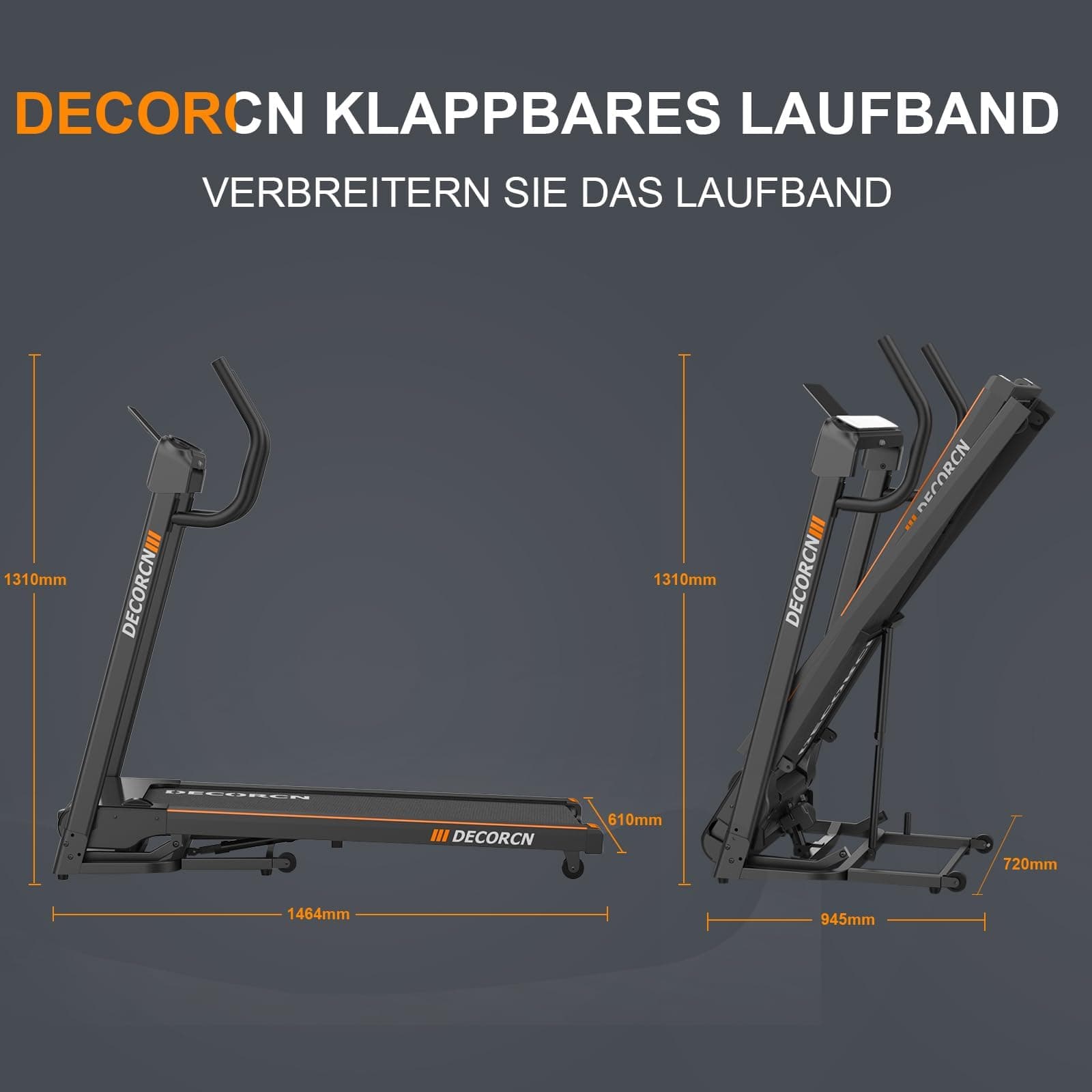 Decorcn Laufband für Zuhause – Bild 7