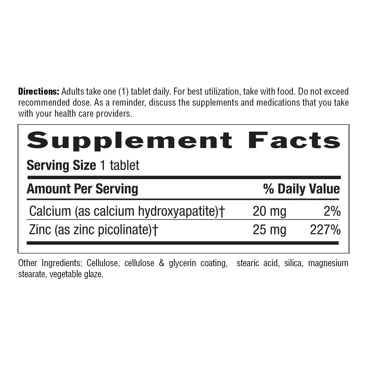 Country Life Zinc Picolinate 25 mg – Bild 4