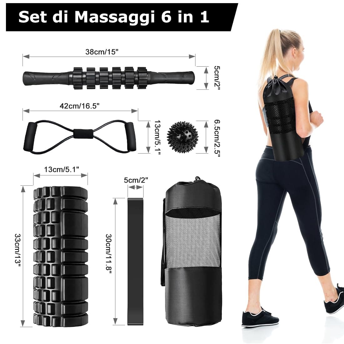 Qveetry Rodillo Masaje Muscular – Bild 2