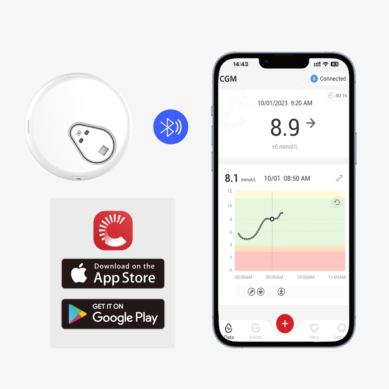 sinocare iCan CGM – Bild 6