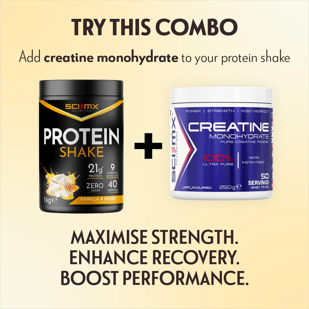 SCI-MX Protein Shake • Vanilla + Honey Flavour • 1kg – Bild 6