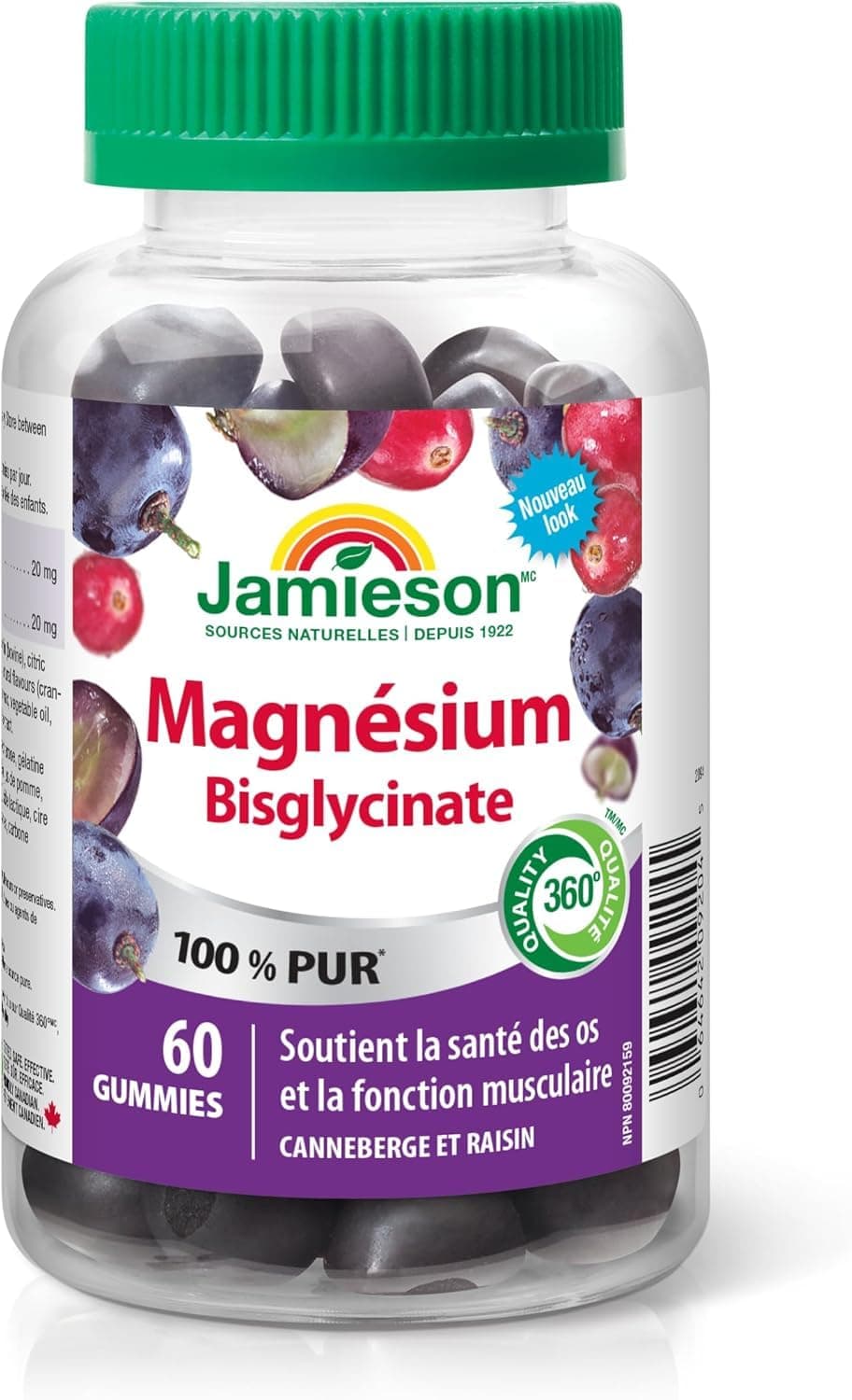 Jamieson Laboratories Jamieson 100% Pure Magnesium Bisglycinate 20 mg – Bild 2