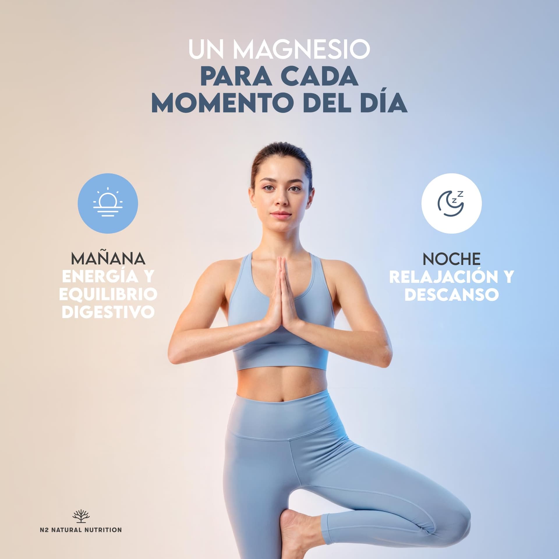 N2 Natural Nutrition Citrato de Magnesio 1440mg + Magnesio Bisglicinato 600mg + – Bild 8