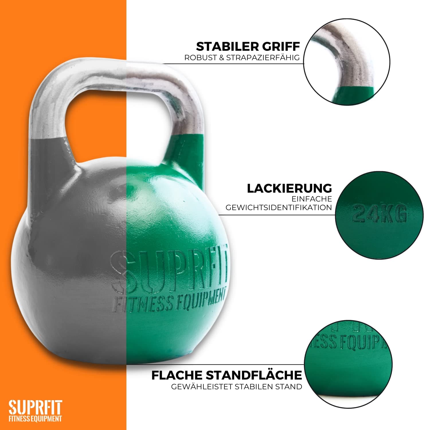 SUPRFIT Pro SUPRFIT – Pro Competition Kettlebells 24 kg – Bild 4