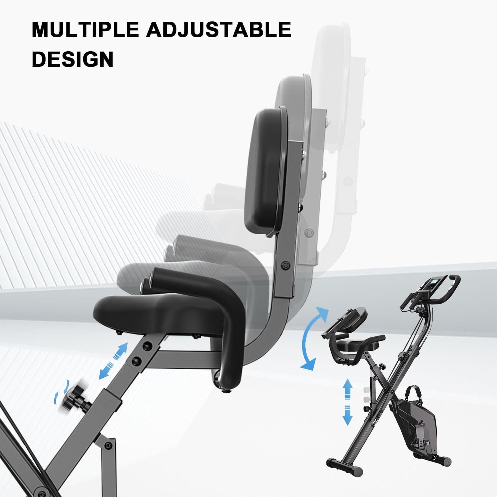 Botifly Cyclette Pieghevole da Casa 4 in 1 – Bild 8