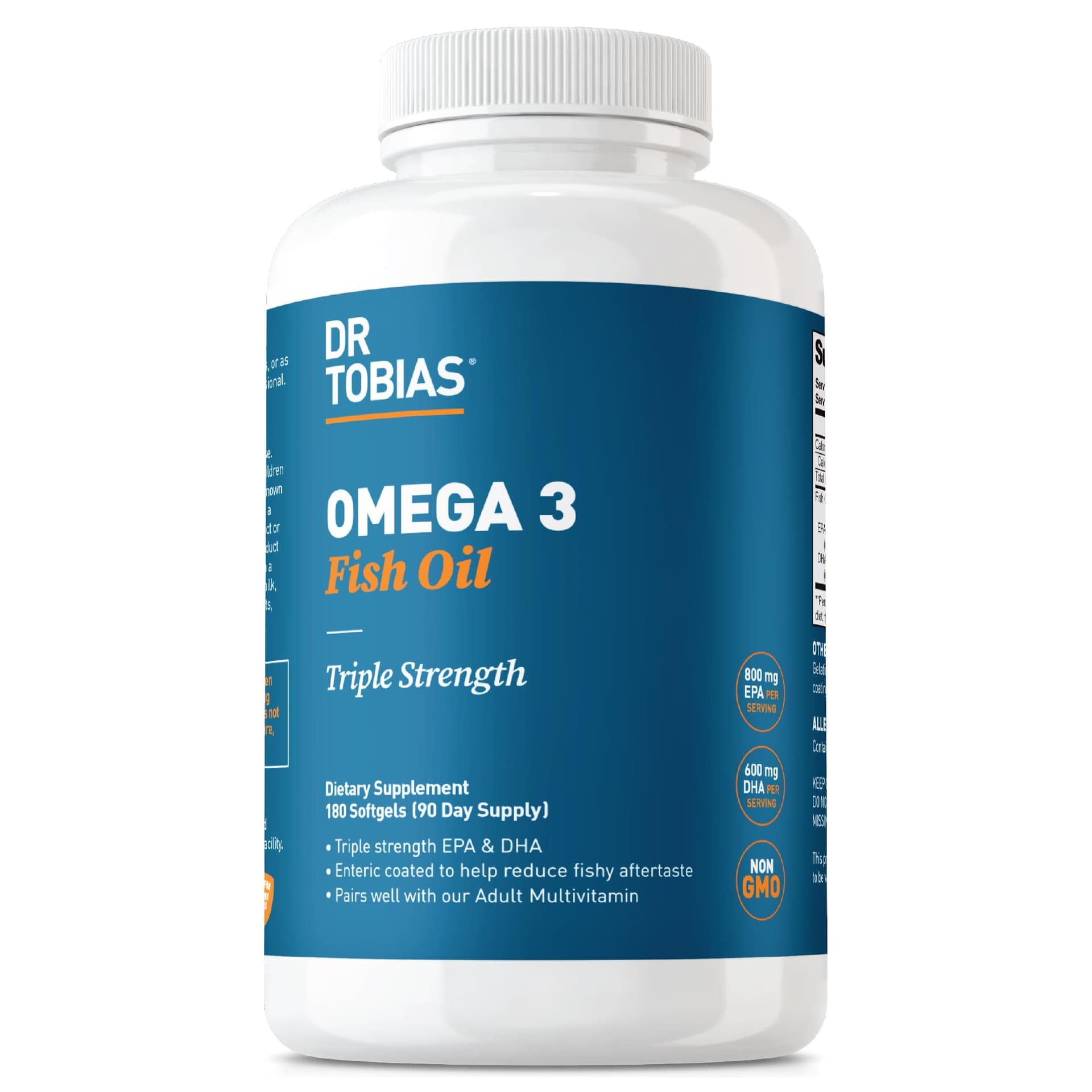 Dr. Tobias Omega 3 Fish Oil 2000mg