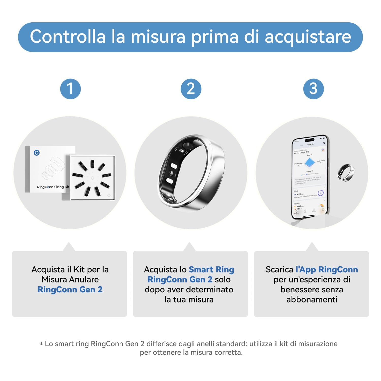 RingConn Gen 2 Smart Ring – Bild 2