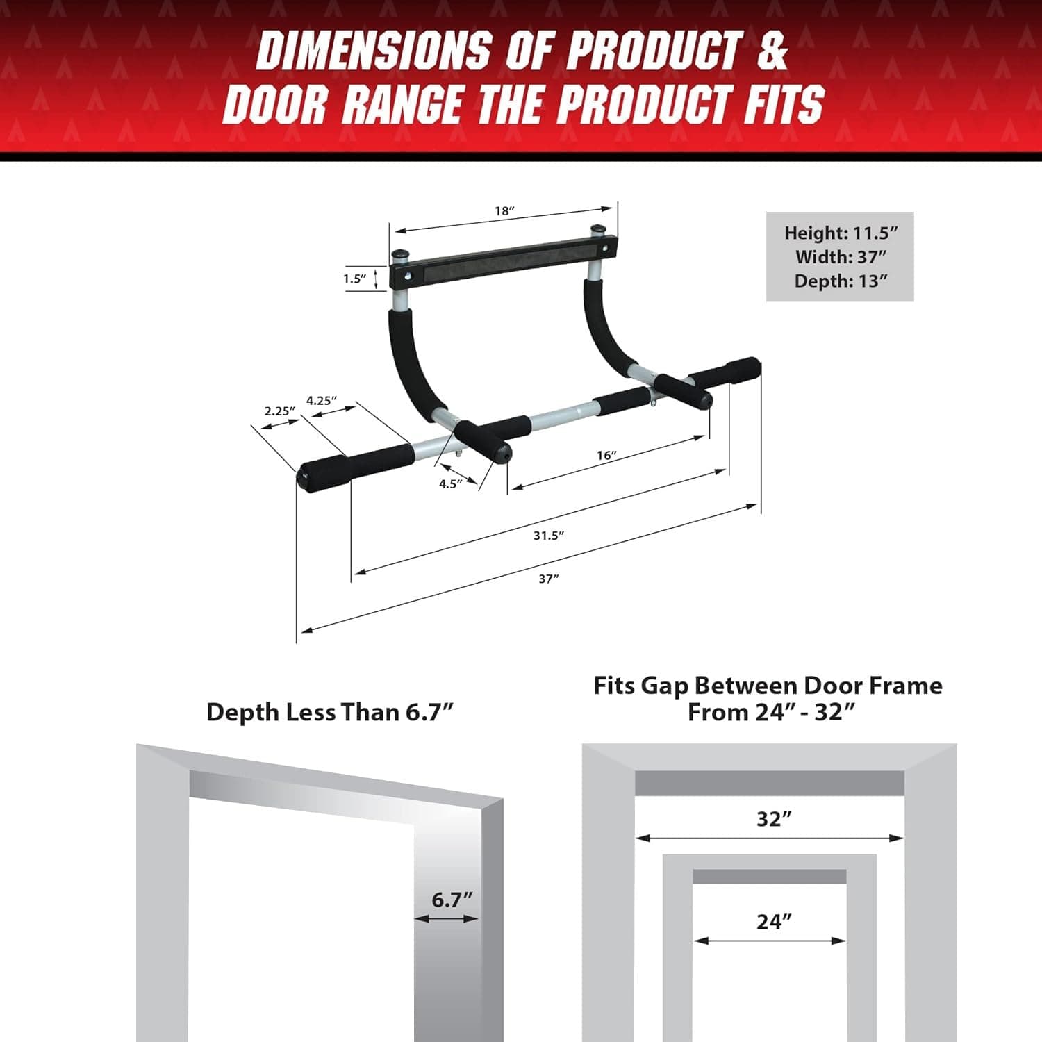 Iron Gym Pull Up Bars – Bild 5