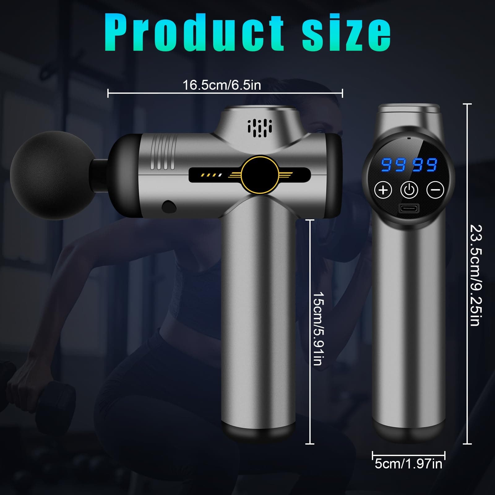 NXPZ Pistola Massaggio Muscolare – Bild 2