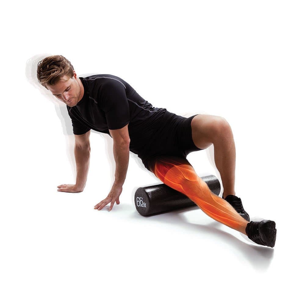 66fit Black Foam Roller 15x90cm – Bild 3