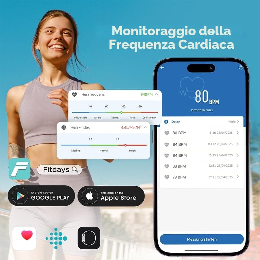 Lepulse Bilancia Pesapersone Digitale con App Bluetooth – Bild 8