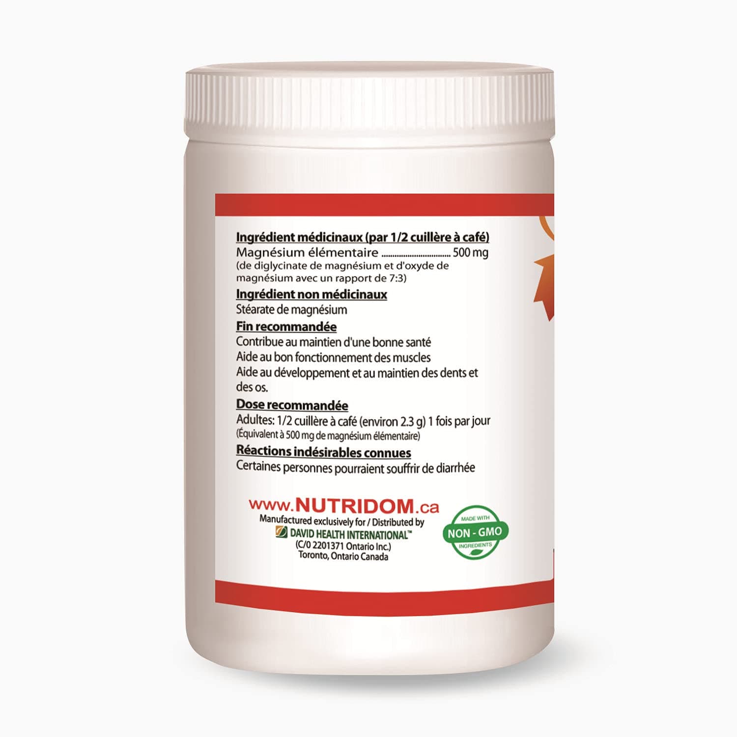 Nutridom Magnesium Bisglycinate Powder – Bild 3