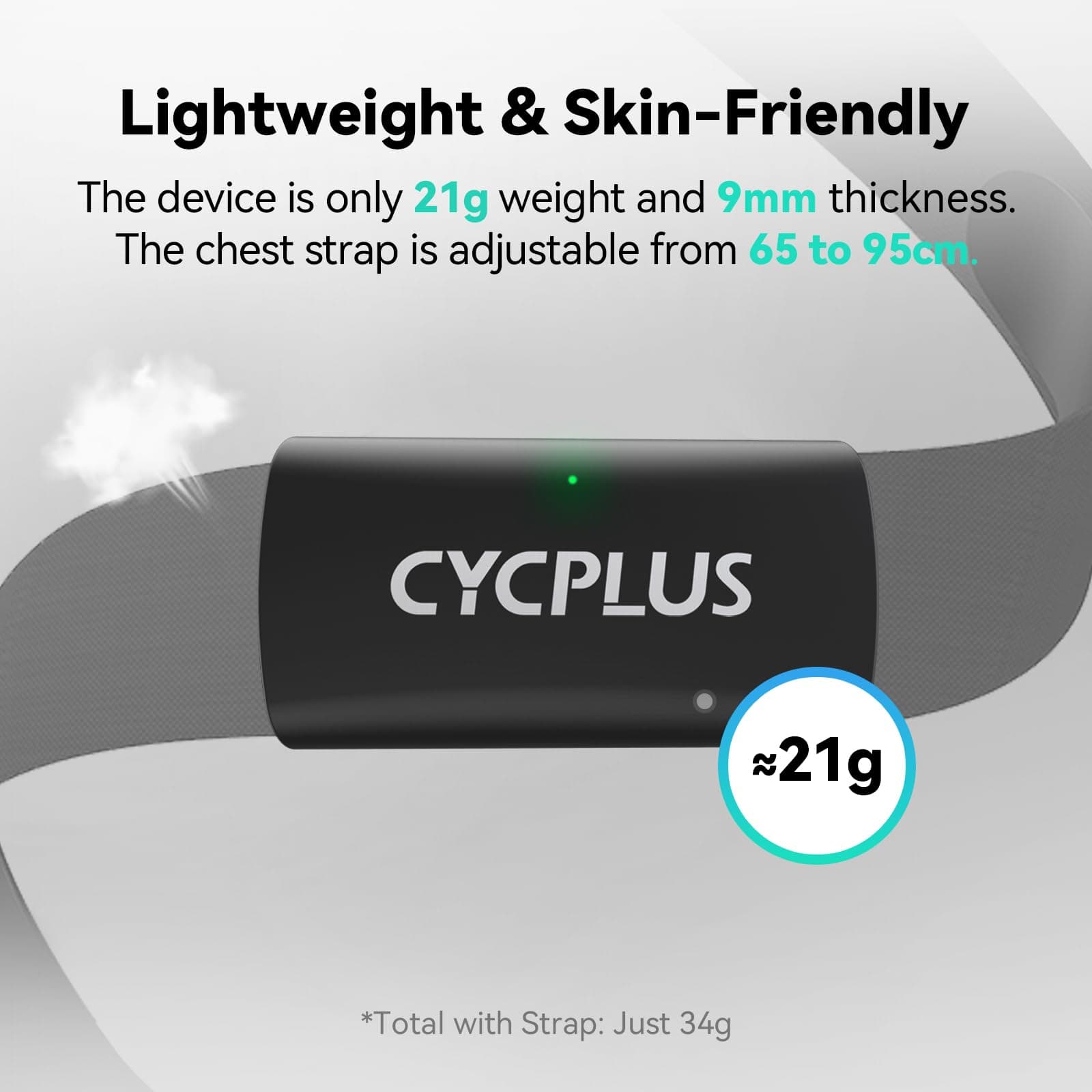 CYCPLUS H2Pro Brustgurt Herzfrequenzmesser – Bild 6