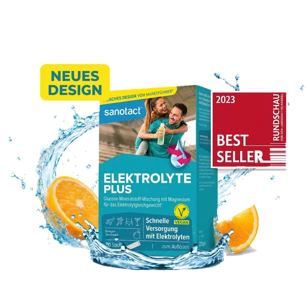 sanotact Elektrolyte Plus (20 Beutel) • Elektrolyt Pulver – Bild 2