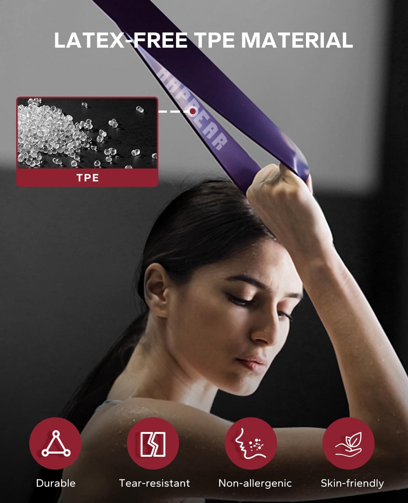 HAPBEAR Pull Up Assistance Bands – Bild 5