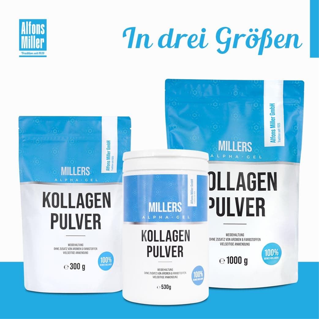 Alfons Miller GmbH 100% reines Kollagen Pulver 1000 g – Bild 7