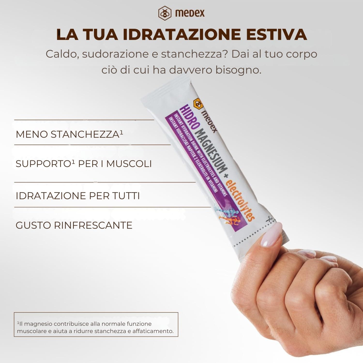 Medex Magnesio HIDRO con Elettroliti – Bild 3