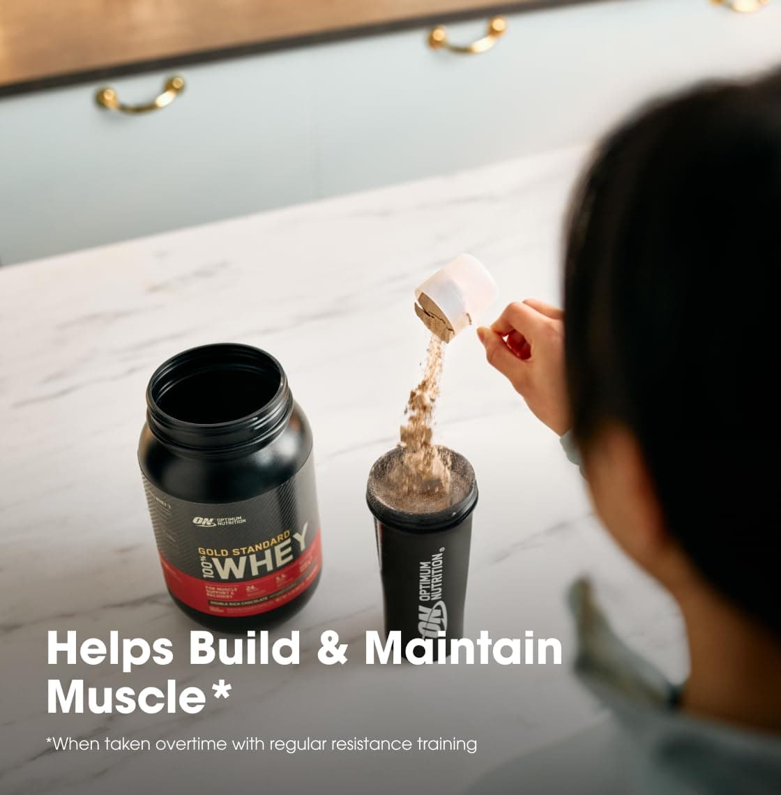 Optimum Nutrition Gold Standard 100% Whey Protein Powder, 670g – Bild 5
