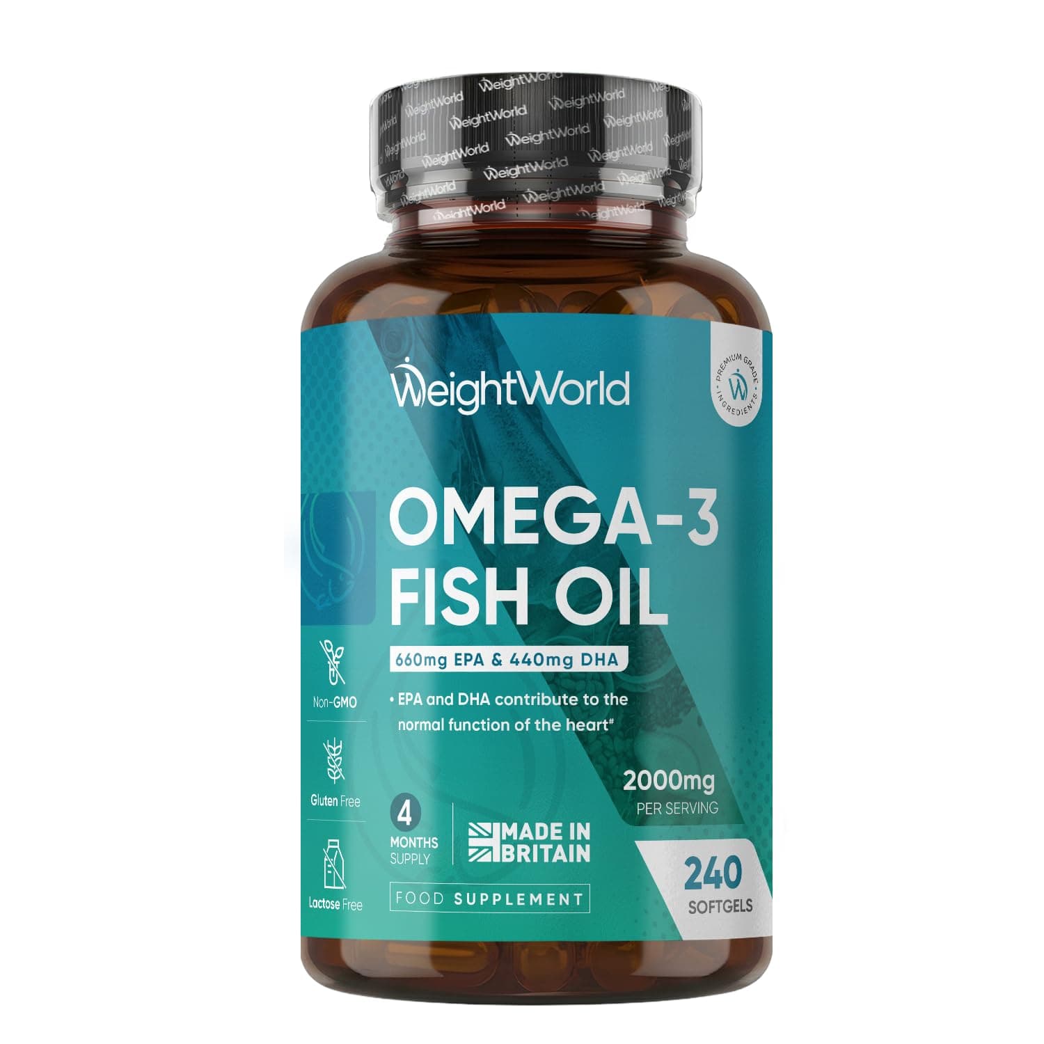 WeightWorld Omega 3 Fish Oil 2000mg