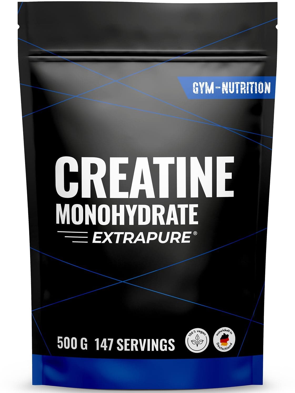 Gym Nutrition Creatin Monohydrat Pulver 500g