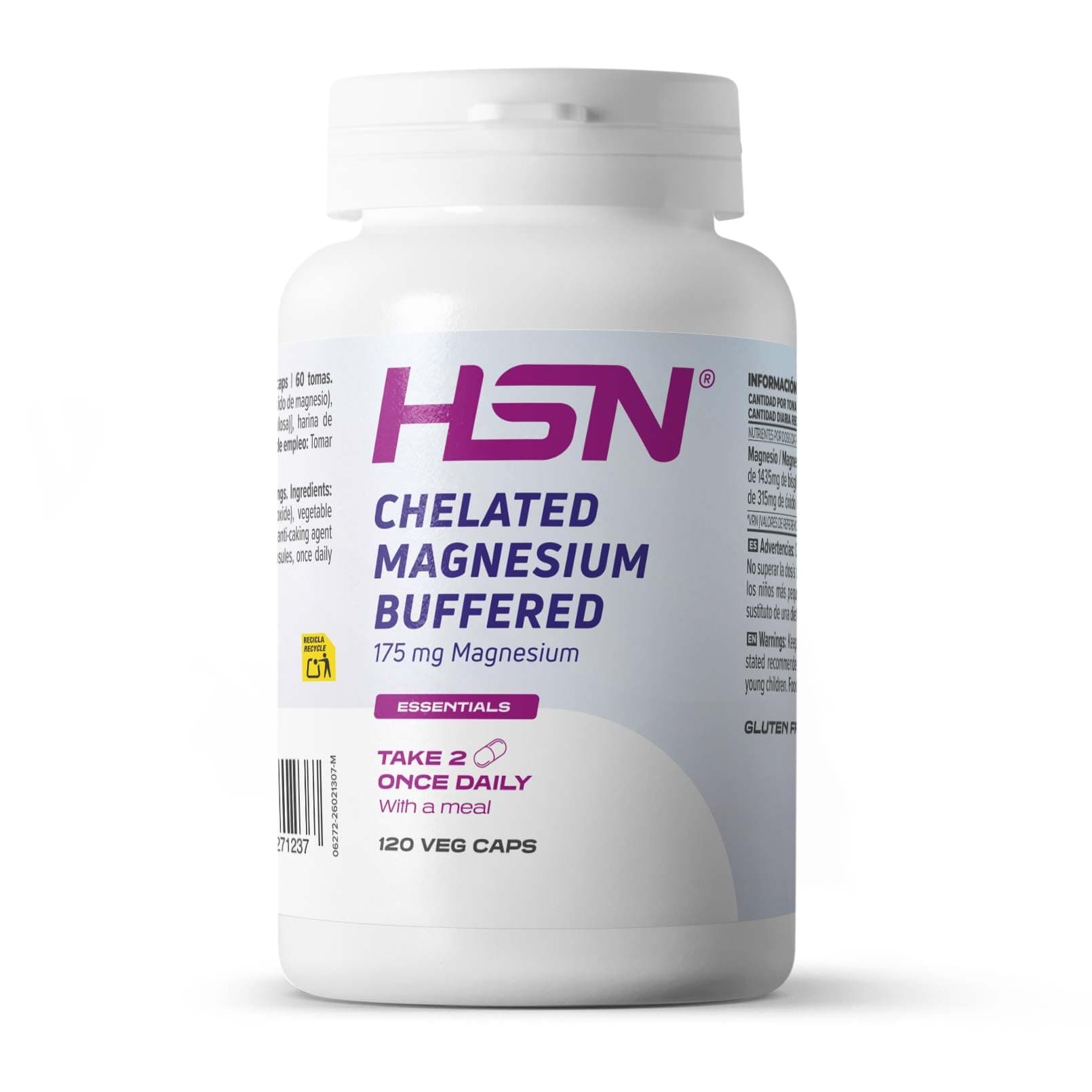 HSN HSN Magnesio Bisglicinato 350mg (Mineral Elemental por