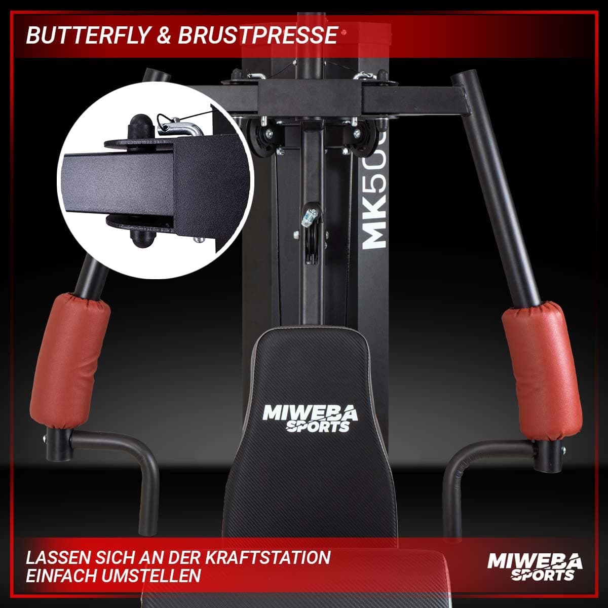 Miweba Sports Kraftstation MK500 | 60 kg – Bild 3