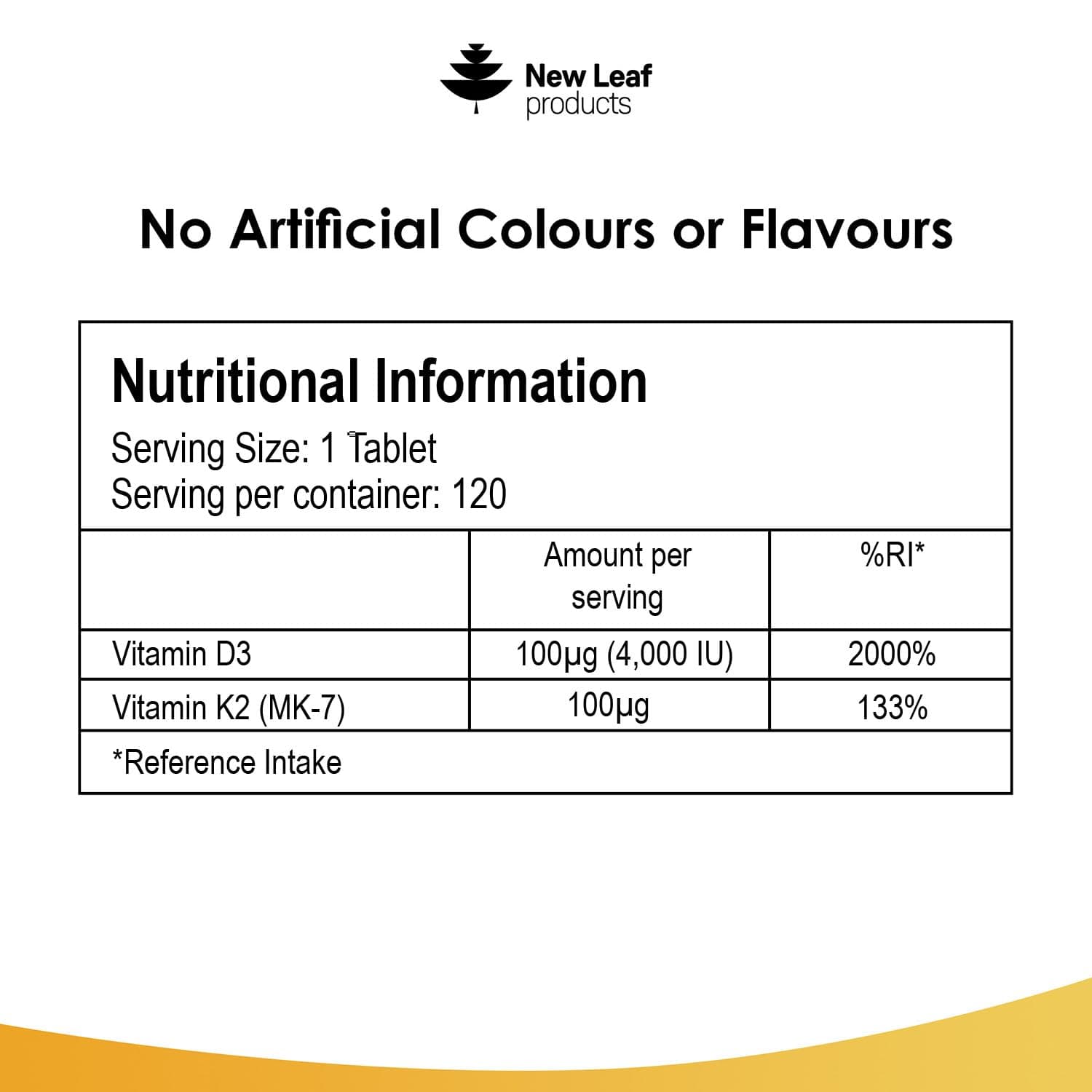 NEW LEAF PRODUCTS Vitamin D3 K2 – Bild 6