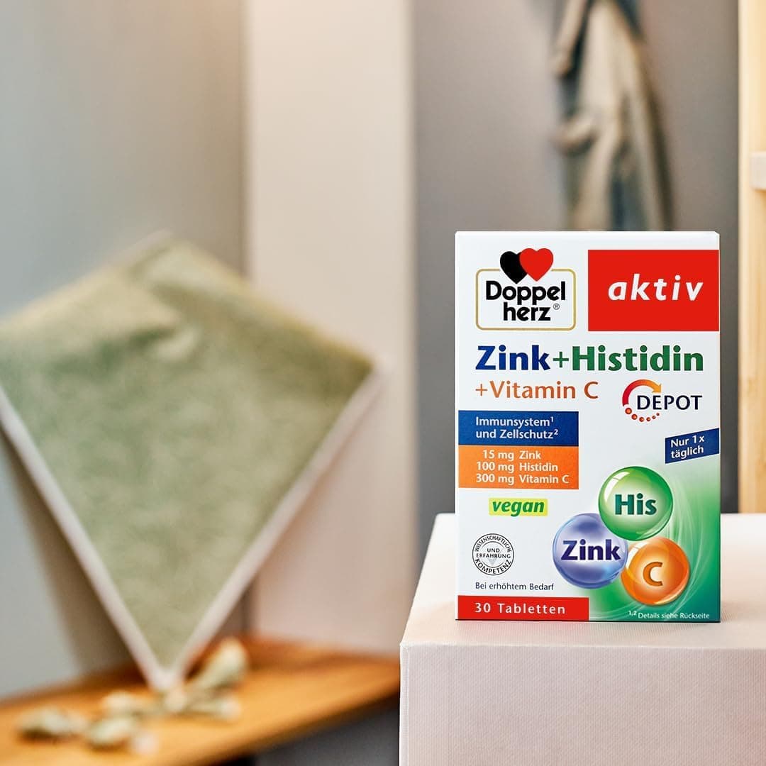 Doppelherz Zink 15 + Histidin + Vitamin C -15 mg – Bild 5