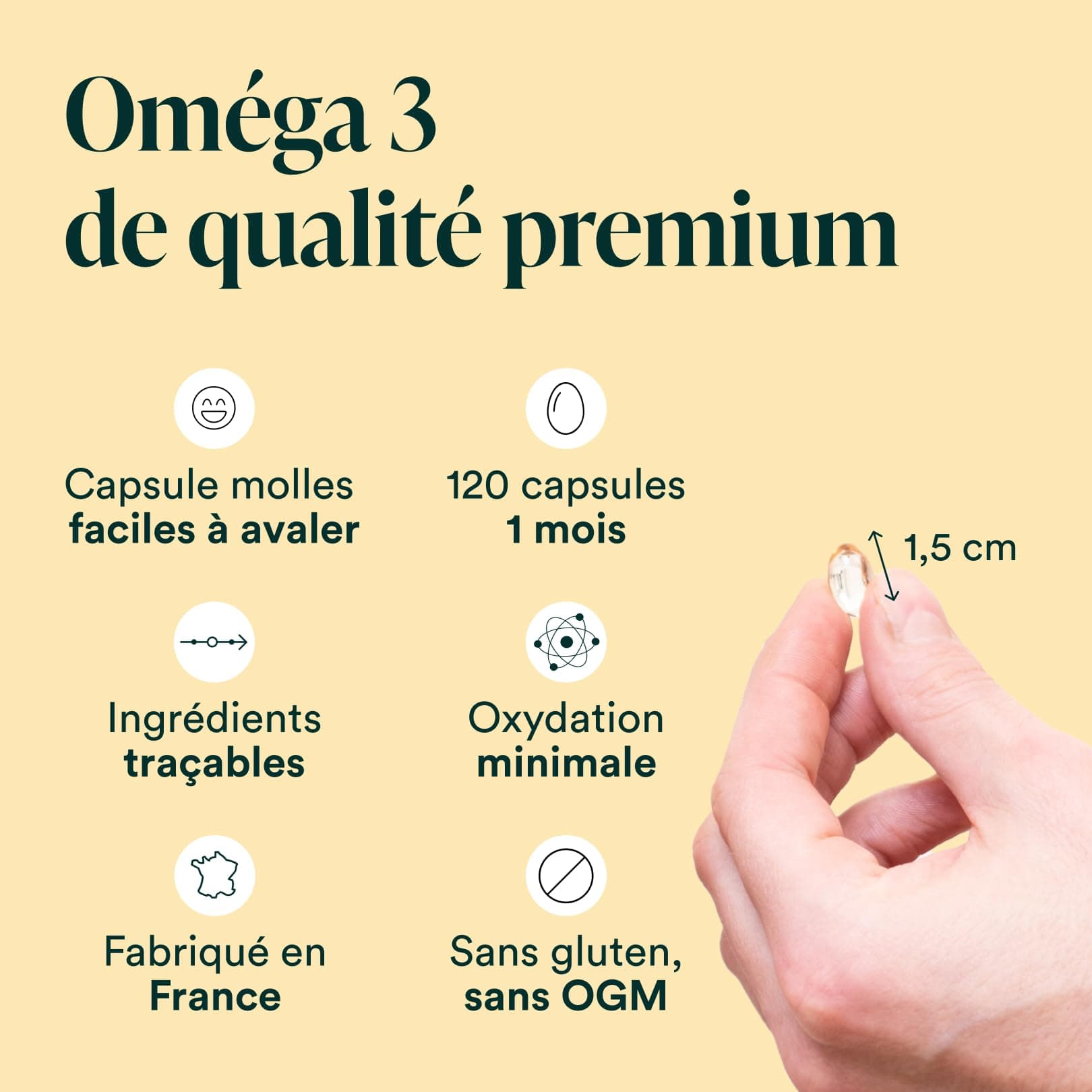 NOVOMA Oméga 3 Huile de Poisson Epax® 2000mg – Bild 4