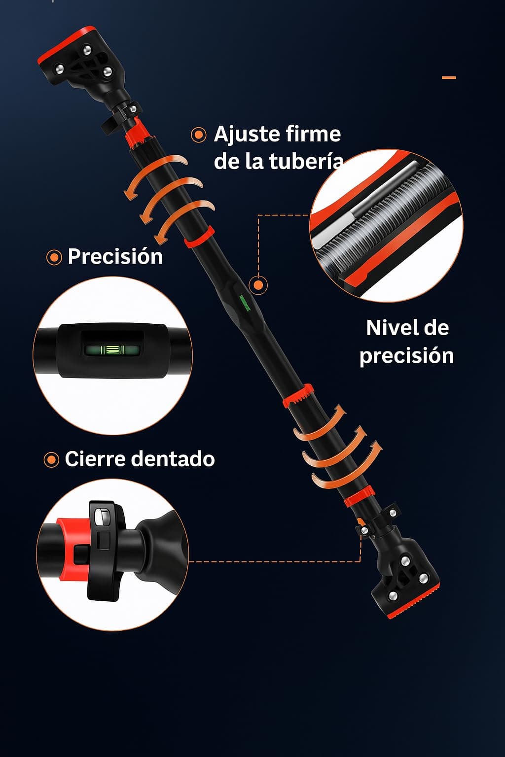 AEMEC Barra de dominadas Ajustable 72cm – Bild 4