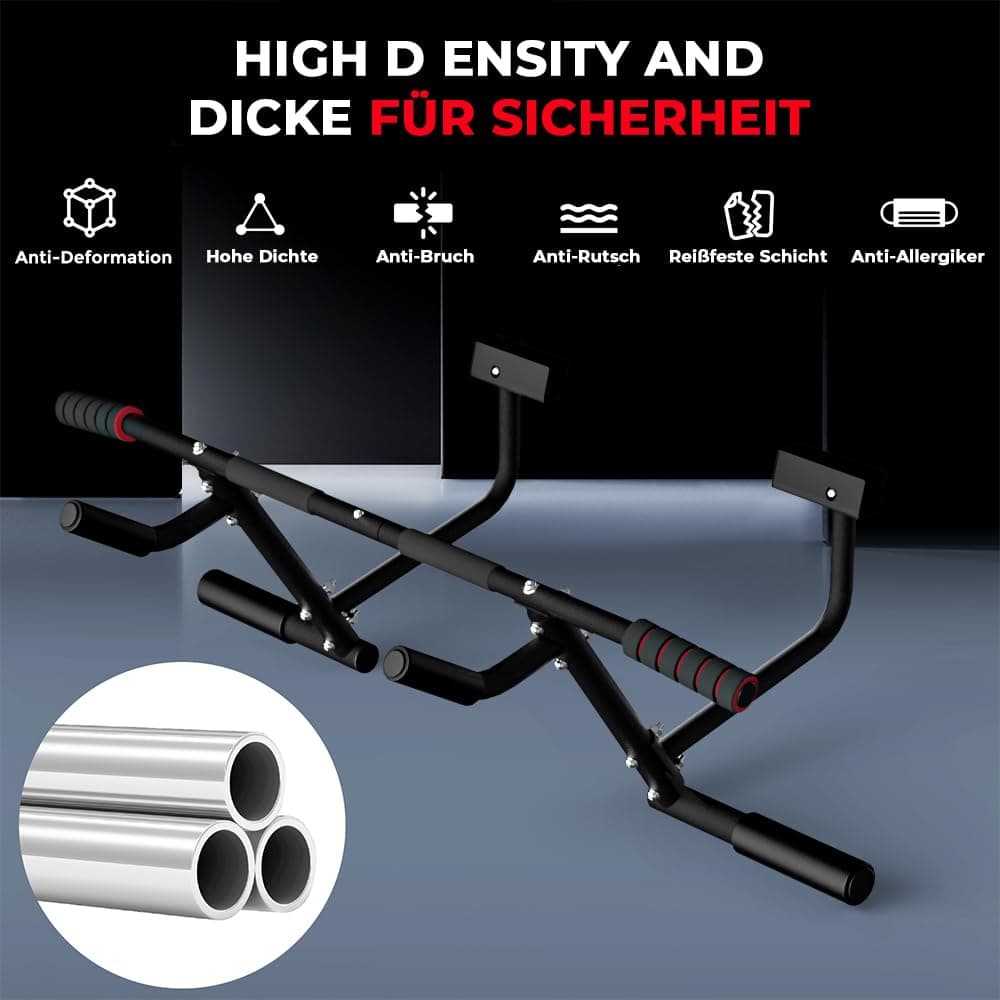 ONETWOFIT Barre de traction pour porte,Avec poignées antidérapantes,Jusqu'à 210 kg – Bild 6
