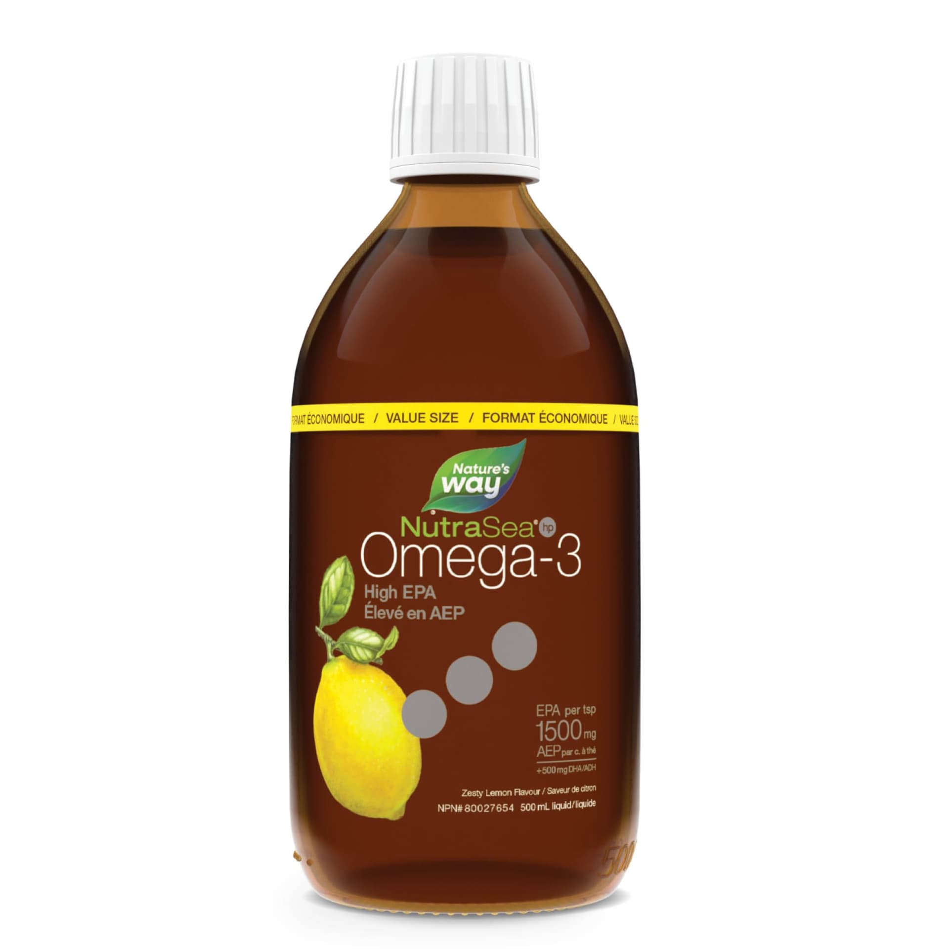 Nature's Way NutraSea HP Omega 3 High EPA Fish Oil Liquid