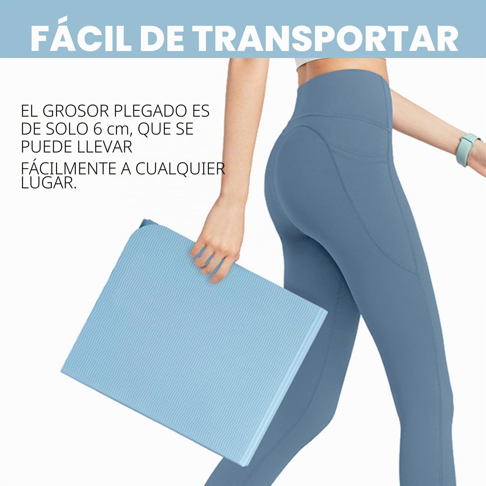 Good Nite Esterilla de Yoga Plegable Antideslizante – Bild 7